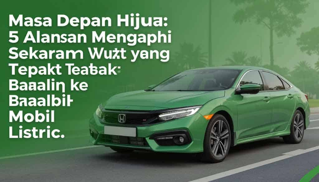 Revolusi Senyap di Garasi Anda: Mengapa Menunda Mobil Listrik Adalah Kesalahan Besar Tahun Ini